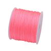 50Yds 0.8mm Crafts Nylon Cord For Jewelry Making Beading Braided Nylon Satin String for Bracelets Rattail Trim Chinese Knot