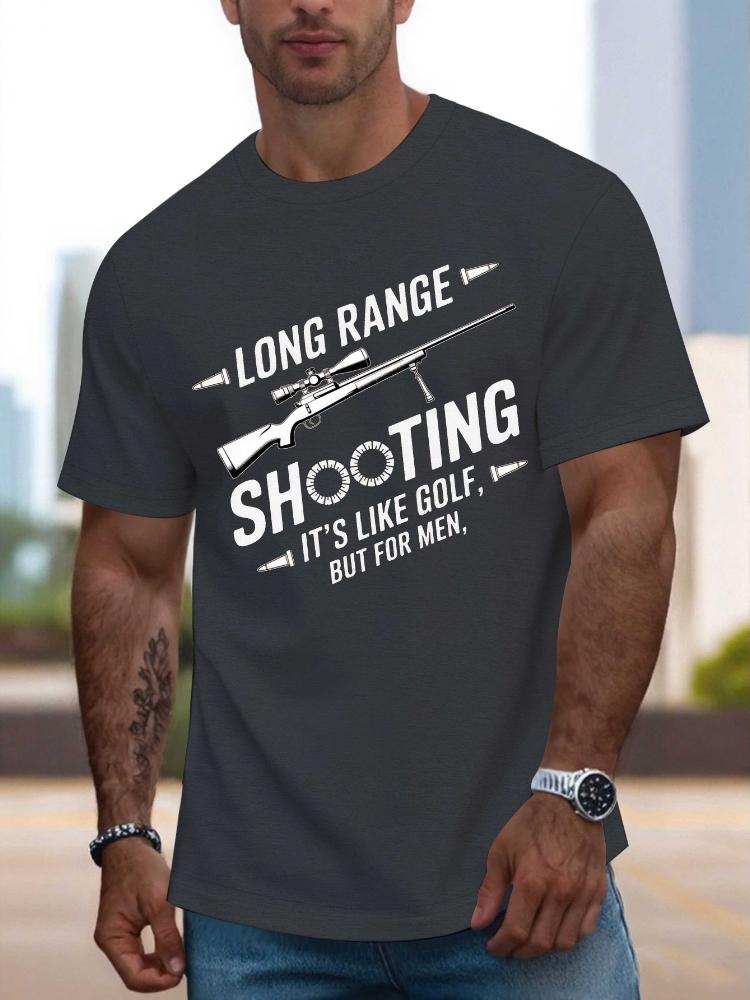 Long Range Shooting Sniper RifleStyle Bullet CasingsSniper Rifle Design100 Oneck short sleeve printed Unisexs Tshirt