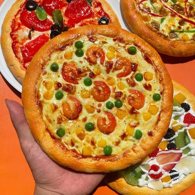 7,8 Zoll Künstliche Pizza Fake Food Modell Küche Kochen Spielzeug Lebensmittelproben Restaurant Bäckerei Schaufenster Fotografie Requisiten
