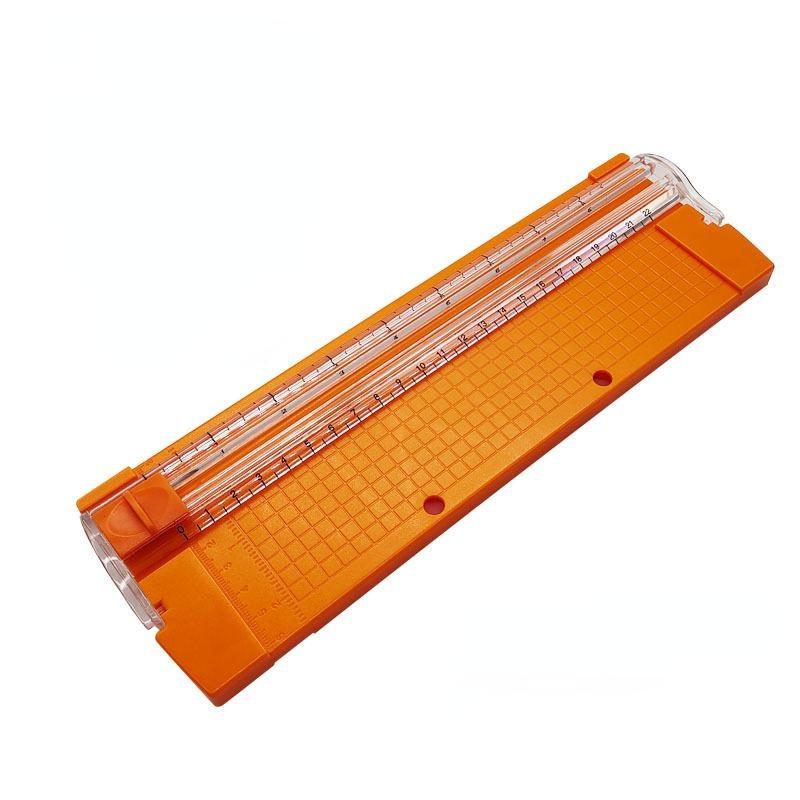 1PC Paper Scissors Cutter Precision Sliding Paper Cutter Photo Card Craft Cutting Pad Ruler Guillotine Art Scrapbooking Tool