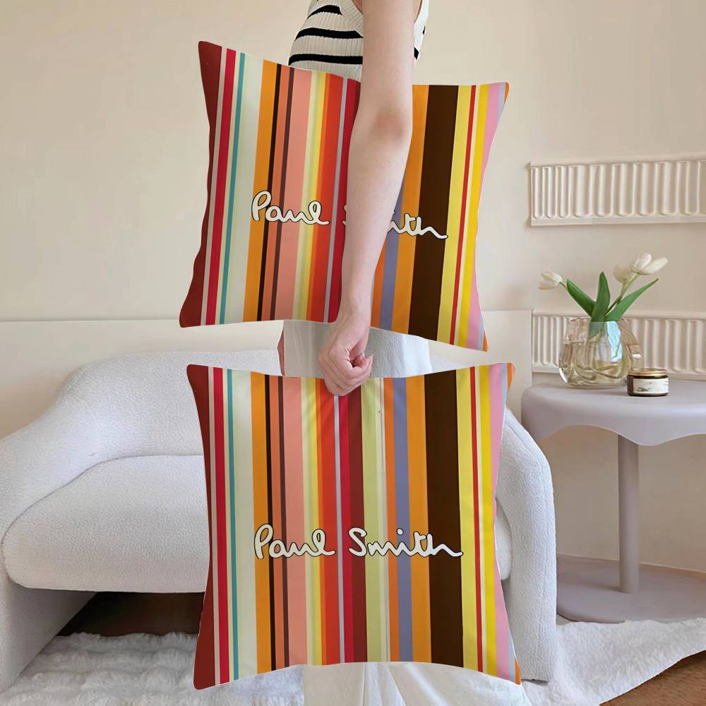 

Fashion Art P-paulES SmithS Pillow Case Anti-dustmite Invisible zipper Sofa Bed 12x12Inch