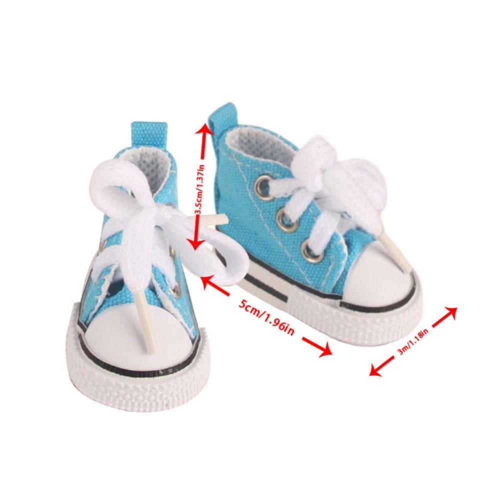 Mini Doll Casual Canvas Shoes Kawaii Doll Sneakers Handmade Mini Casual Shoes  Girl Gift