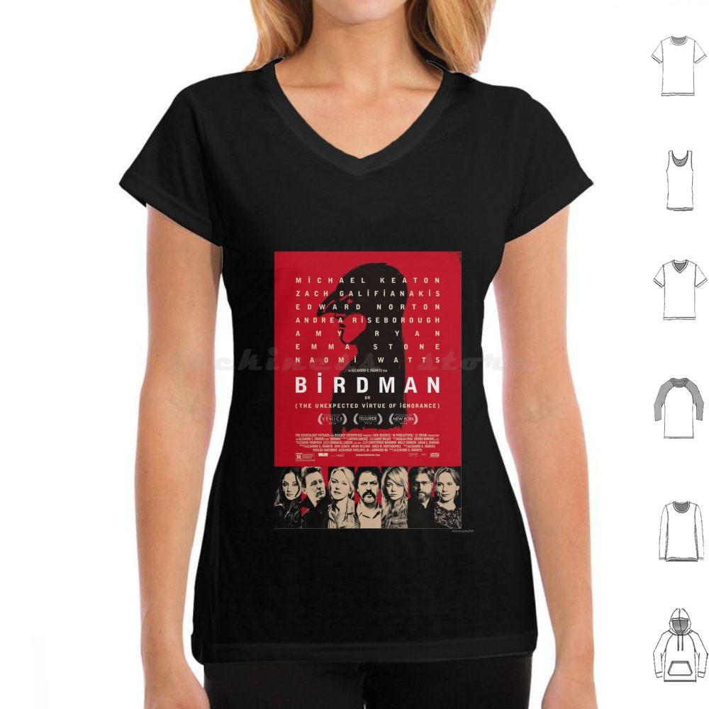 Birdman Or The Unexpected Virtue Of Ignorance Movie Shirt T Shirt Big Size 100 Cotton Movies Birdman Birdman Movie
