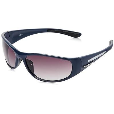 Fastrack Men Wrap Non Polarization Sunglasses, Size_58, Black