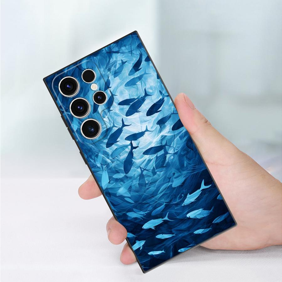 Creative Marine Organisms Art Funda Phone Cover Case for Samsung Galaxy S26 S10 S9 Note 20 Ultra 8 9 10 S23 S20 S24 Plus S21 FE