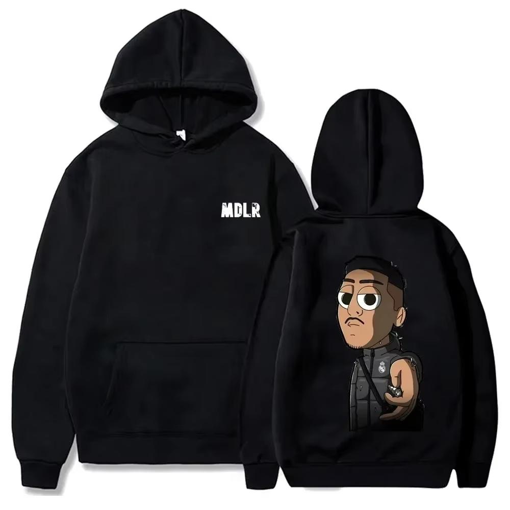 

MDLR Print Hoodies Women Fleece Sweatshirt Hip Hop Casual Pullover Vintage Pullovers Loose Jogger Clothes Sweatshirts 3XL