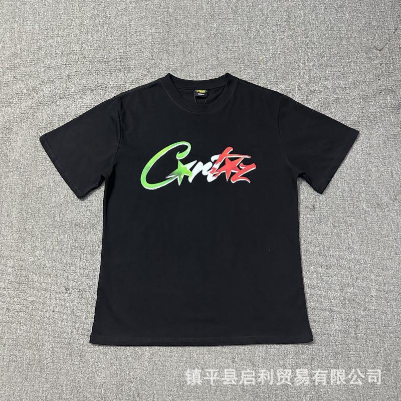 New High Street Corteiz Alcatraz Fun Letter Print Men's and Women's Casual Short Sleeve T-Shirt