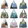 Portable Design Folding Shopping Bag Oil Painting Print Grocery Bag Messenger Bag  Shopping Bag