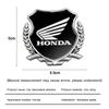 AAADF1 Honda Motorcycle Decorative Emblem, 3D Metal Shield Sticker with Wing Logo, Universal Auto/Moto Exterior Decoration