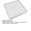 Barbecue Net Foldable Portable Camping Grill Rack Stainless Steel Cooking Stand for Camping Hiking Outdoor Cooking High Temperature Resistant BBQ