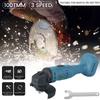 100mm Brushless Angle Grinder 8000 Rpm Polishing Cutting Machine Cordless Electric Grinder Power Tool for Makita 18V Battery