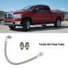 Turbo Oil Feed Line Tube 3927911 Metal Alloy Turbine Supply Pipe with Connector Replacement for Dodge Ram 5.9L 24V 1998-2002