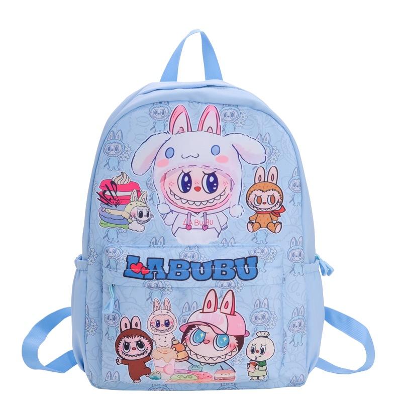 School BagsNew Children's Cartoon Cute Backpack for Primary School Students and Junior High School Girls Casual  Labub Backpack