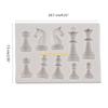 3D International Chess Silicone Mold Baking Tools for DIY Crafts Decorations D57B