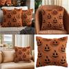 Plush Pumpkins Pillow Cover for Halloweens Decoration Soft Washable and Sturdy Cushion Cover