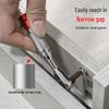 Dual-Ended High Torque Mini Ratchet Screwdriver with Knurled Grip.