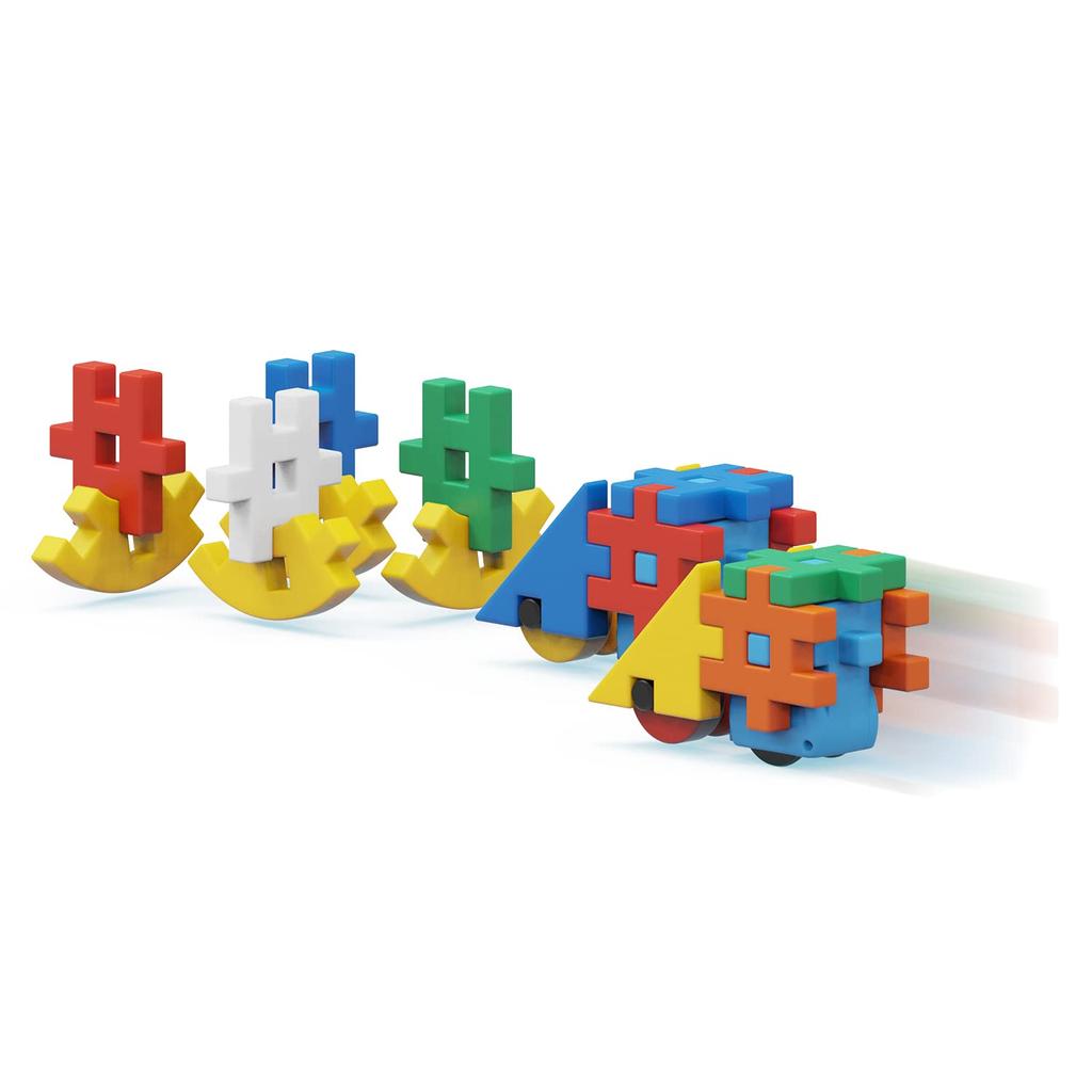 Gakken New Block Spark Pull and Move GO GO BOX 18 Types 80 Pieces 83224