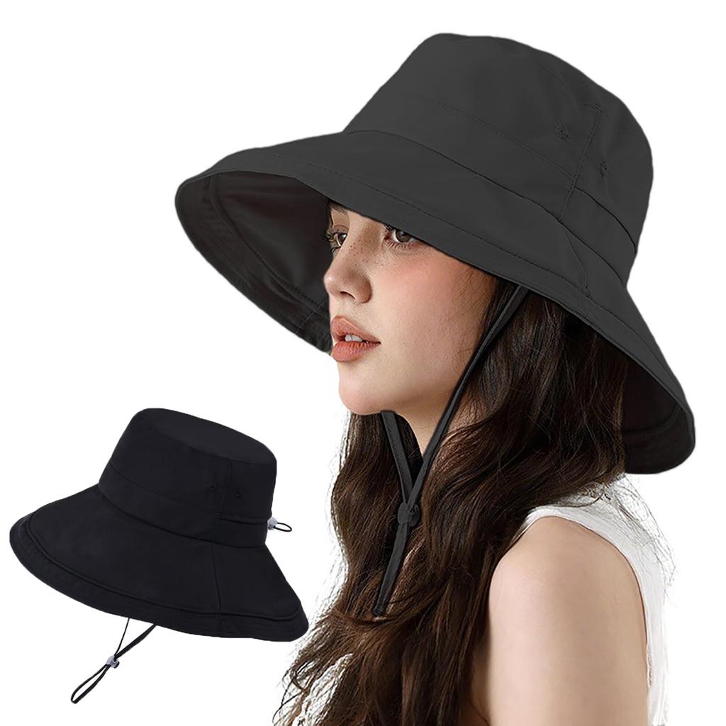 UV Protection Hat for Sun Large Size Wide Fully Light Blocking Water Chin Strap that Fly Away in the Wide Small Sun UV Light Heat Safari Mountain