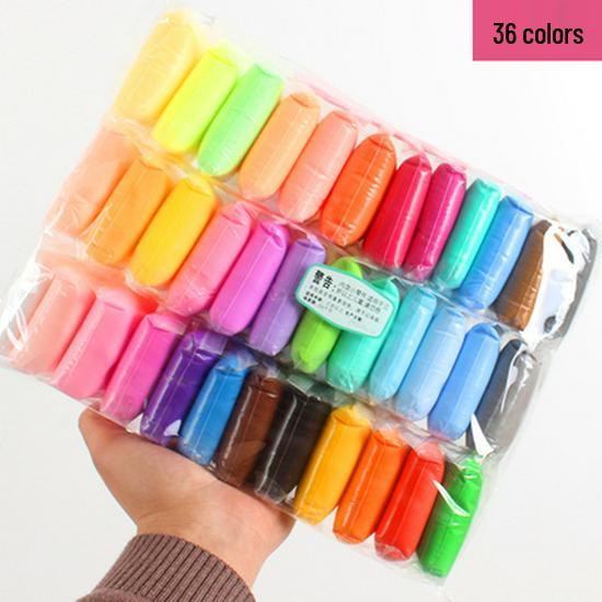 36 Color Play Dough & 24 Color Modeling Clay - Buy 1 Get 1 Free DIY Craft Set for Kids