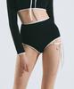VINAJ One-Sided Ribbon Line High Bikini Panties (Black)
