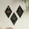 Flower Butterfly Wall Decor Sun Moon Wall Art Sign Decorative Plate Wooden Wall Decor  Home Decor