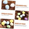 100Pcs Colorful Mini Easter Eggs Bulk Decorative Foam Easter Eggs for DIY Crafts Basket Stuffers Decoration Party Favors Supplies