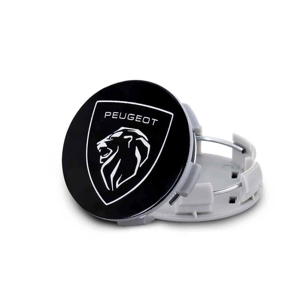 4 ks 60mm Stylová krytka středu kola pro auto, víčko ráfku, samolepka pro Peugeot 106 407 208 207 107 2008 508 SW 408 5008 206 3008 308 307