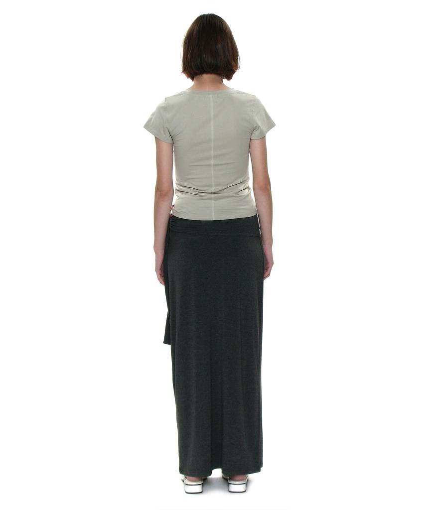 PARTIMENTO WOMEN Pwc V-Neck Baby Tee_Dusty Mint