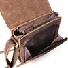 Men Vintage Crazy Horse Top Layer Cowhide Crossbody Sling Bag 10 Inch Shoulder Bag For Outdoor Travel Business Use