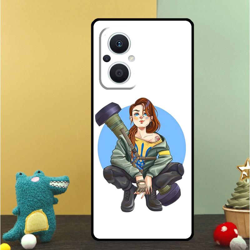 Ukraine Girl Case For OPPO Reno 15 15F 14 13 12 11 10 Pro 14F 13F 12F 11F 8T OPPO Find X9 X8 X6 Pro Cover