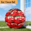 Crvena Zvezda Size 5 Soccer Ball,Indoor/Outdoor Suitable for Training Matches Tournaments Practice Games Perfect Gift for Fan