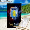 Custom Name AVFC Football Beach Towel - Soft, Ultra-Absorbent Microfiber, Lightweight, Perfect for Beach, Parties, Travel, Camping