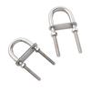 U-bolt Metal U-bolt Yacht Boat Hardware Rope Rigging Bow Stern Eye Screw with Nut Screw Pads