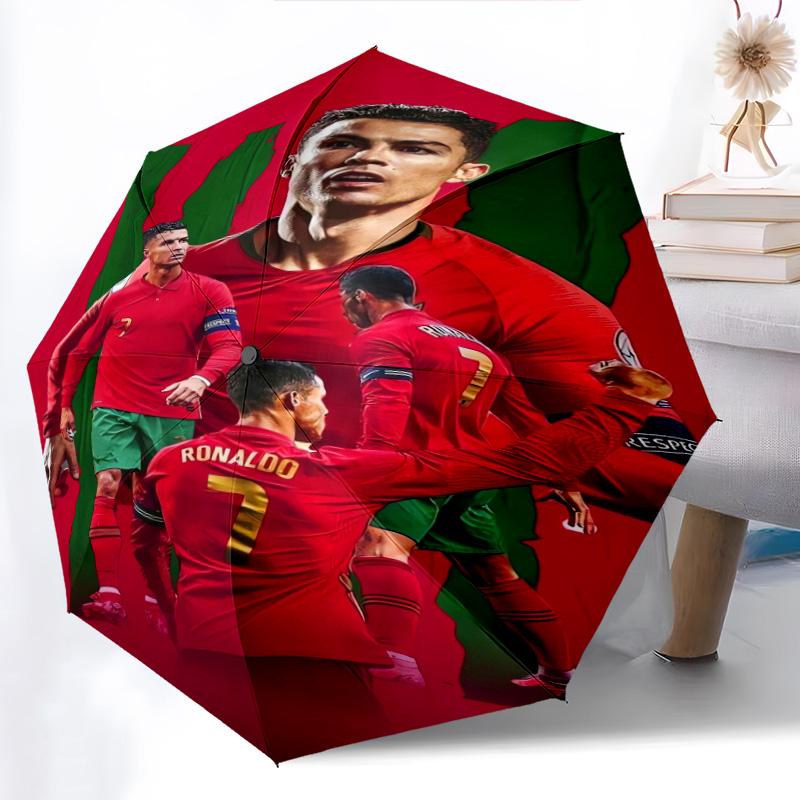 Eredità di Ronaldo Ombrello pieghevole da viaggio Adatto a tutte le stagioni Ombrello da esterno Ombrello parasole