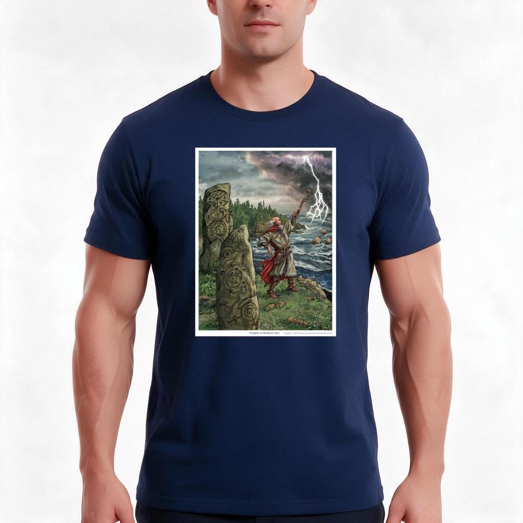 Kingdom Of Melderyn TShirt Summer Casual Cotton Tee Oversized Streetwear Tops Vintage Graphic Print Loose Fit Short Sleeve