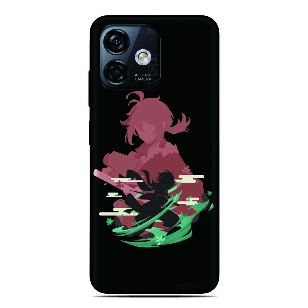 Anime Genshin Impact Phone Case For ZTE Blade A76 A75 A73 A72 A71 A56 A55 A54 V80 Pro A35 Core A36 A51 Lite A34 A31 Plus Cover