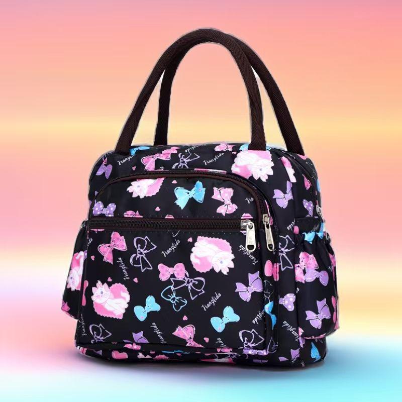2025 High-End Multi-Pocket Floral Women's Tote Handbag