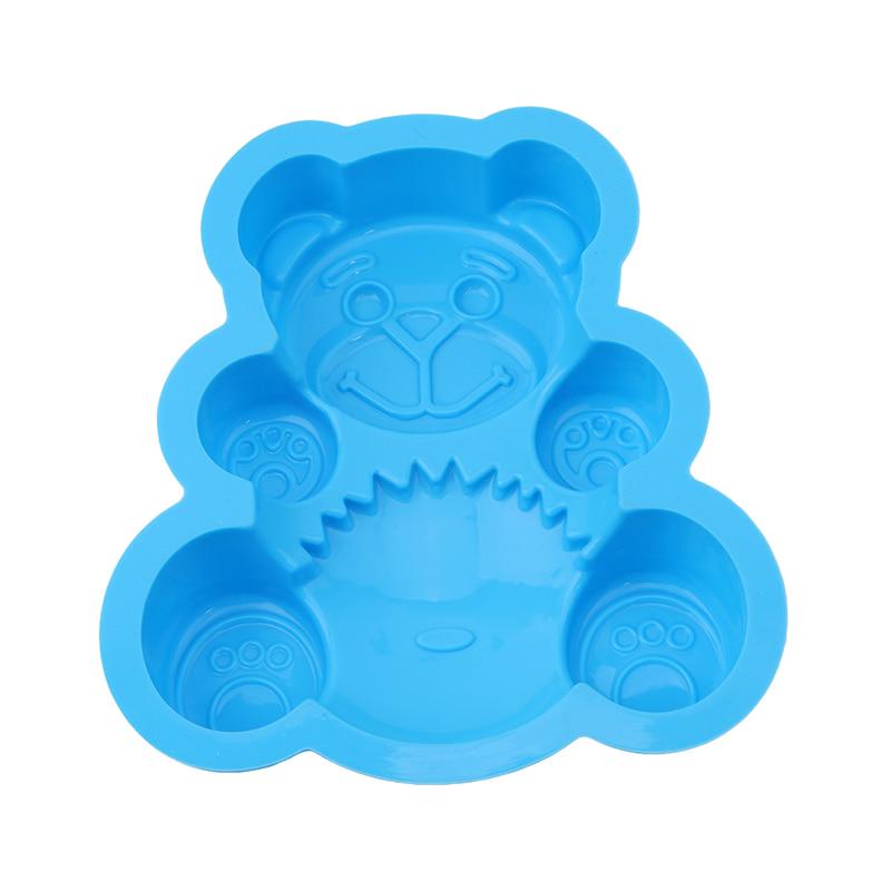 Silicone Mold 3D Lovely Bear Form Cake Mold Baking Tools Kitchen Fondant Cutters