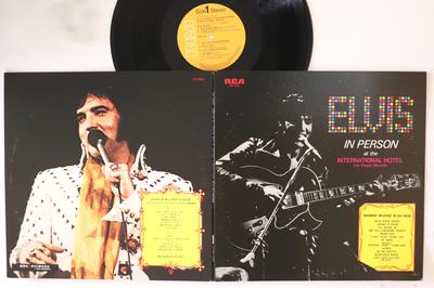 LP Record ELVIS PRESLEY  Elvis In Person At The Internationa SX203 RCA 1972 Japan Rock Used