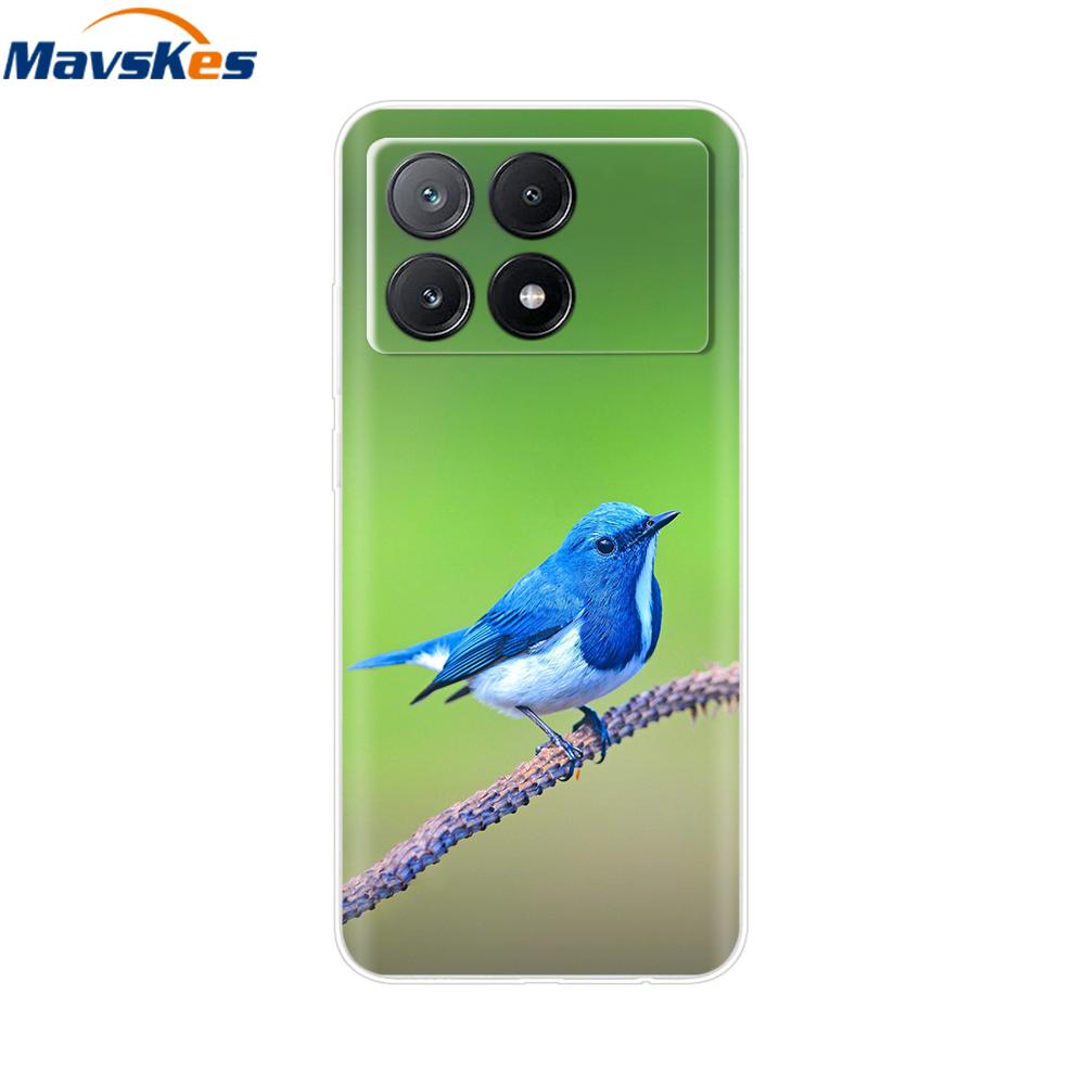 Poco X6 Pro Case Soft Clear Silicone Phone Case For Xiaomi Pocox6 Poco X6  X 6 Pro X6Pro 5G Shockproof Shell Mask Bag Back Cover