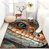 1PC Lizard eye colorful scales Pattern Rug Carpets for Bedroom Living Room Sofa Mat Creative Door Mat Cloakroom Home Decor