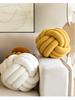Handmade Knotted Spherical Cushion Pillow for Sofa and Bed
