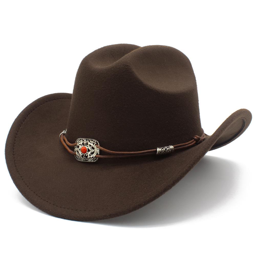Male and Female Couples Light Felt Fashion Top Hat Minority Style Grassland Equestrian Hat High Sense Street Shot Jazz Hat
