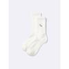 Gu Style Heat Pile Crew Socks  Embroidery