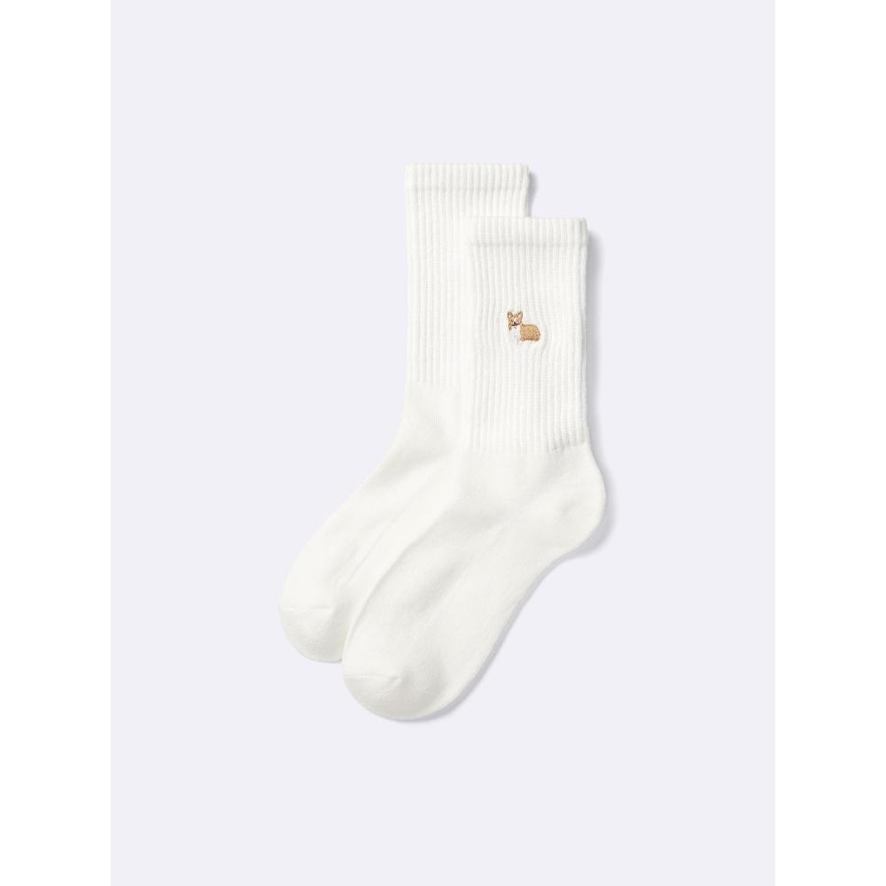 

Теплые носки-гольфы Gu Style из флиса с вышивкой 67 BLUE/ONE SIZE