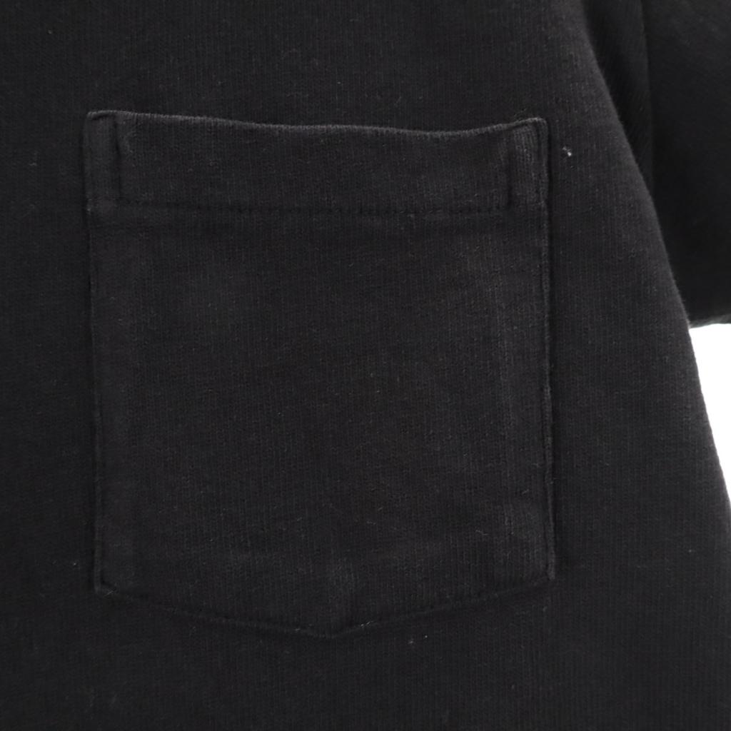 Velva Sheen Made In USA Short Sleeve Plain T-shirt S Black Series Poke T Men's Used