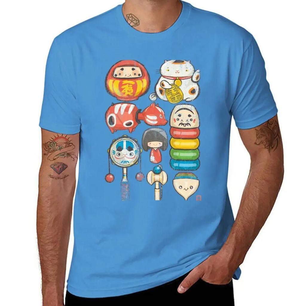 [Special Lucky Toy Box] T-Shirt Plus Sizes Kawaii Clothes Mens Graphic T-shirts Hip Hop