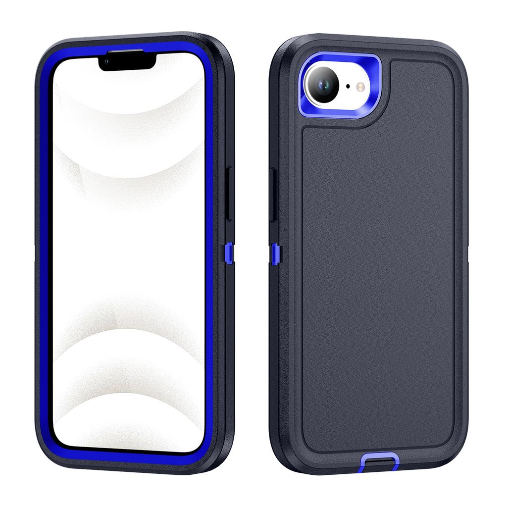 For iPhone 16e Case PC+Silicone+EVA 3 in 1 Shockproof Phone Cover