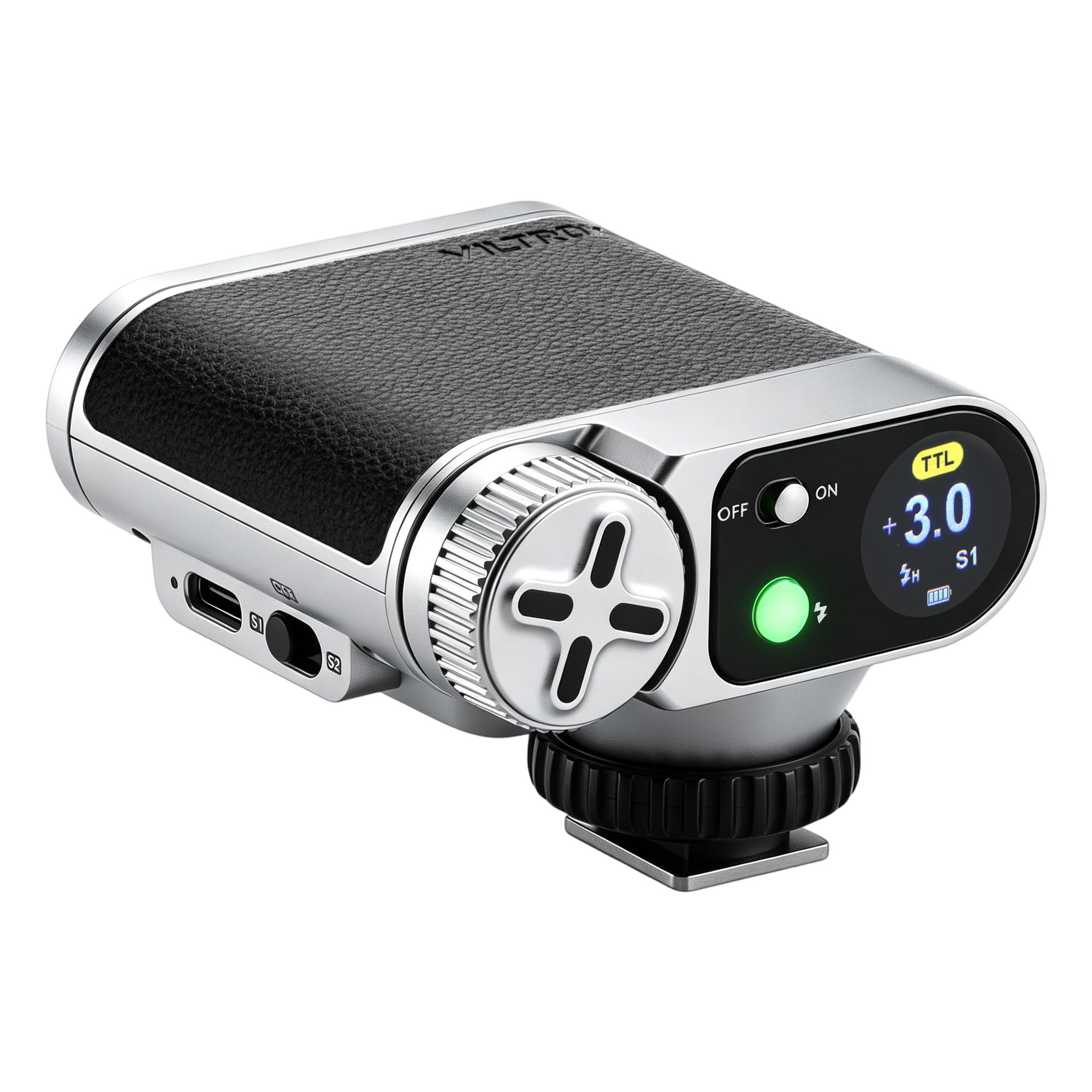 VILTROX Vintage Z1 Pro Ретро-камера TTL HSS Вспышка с рассеивателем Canon в комплекте, Компактная, Совместимая, Синхронизация на высокой скорости, Совместимая,