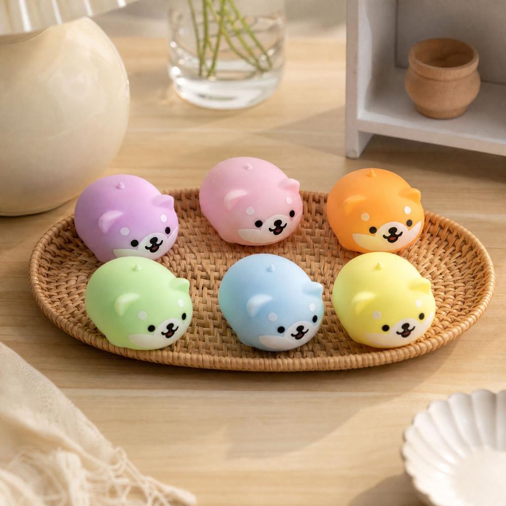 Shiba Inu Toy, Sensory Toy with, Random Color (6 Colors)